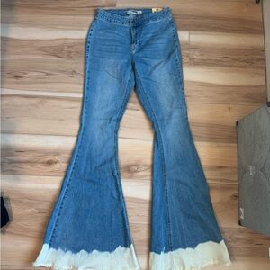 Chic Blue Flare Jeans
